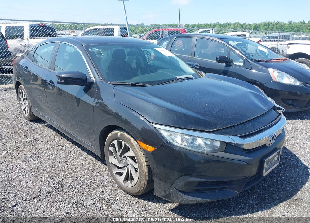 2018 HONDA CIVIC EX VIN: 2HGFC2F76JH514564