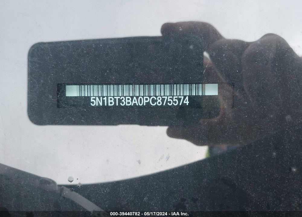 2023 NISSAN ROGUE SV FWD VIN: 5N1BT3BA0PC875574