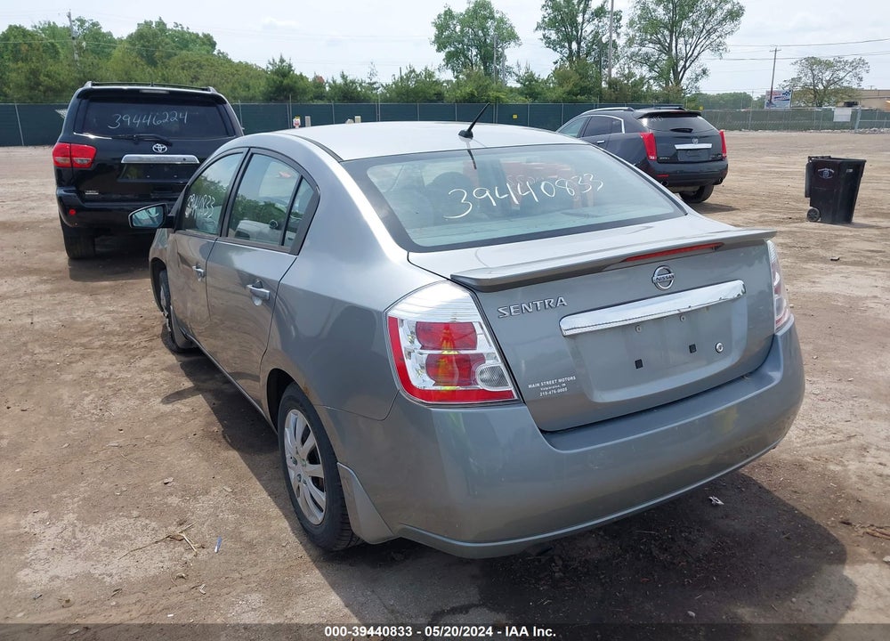 2012 NISSAN SENTRA 2.0 VIN: 3N1AB6AP9CL785786