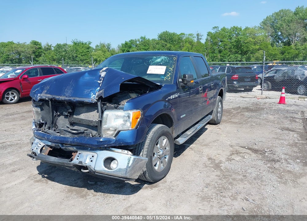 2012 FORD F-150 XLT VIN: 1FTFW1ET1CFB57040