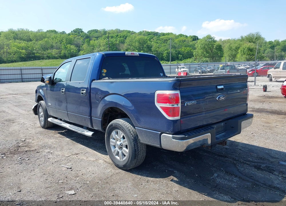 2012 FORD F-150 XLT VIN: 1FTFW1ET1CFB57040