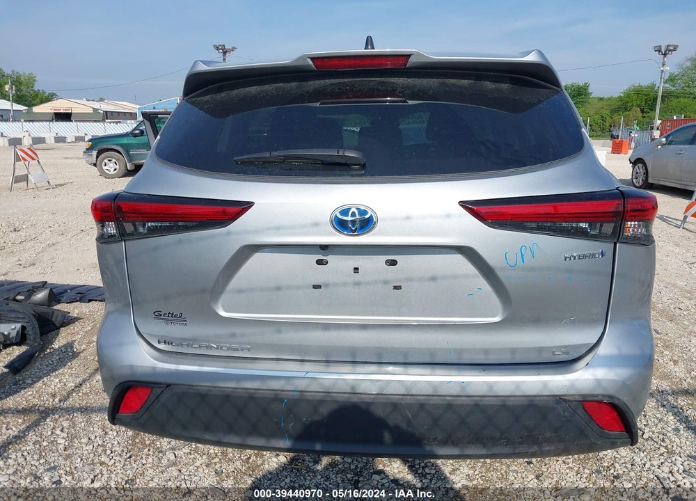2022 TOYOTA HIGHLANDER HYBRID LE VIN: 5TDZARAH0NS510687
