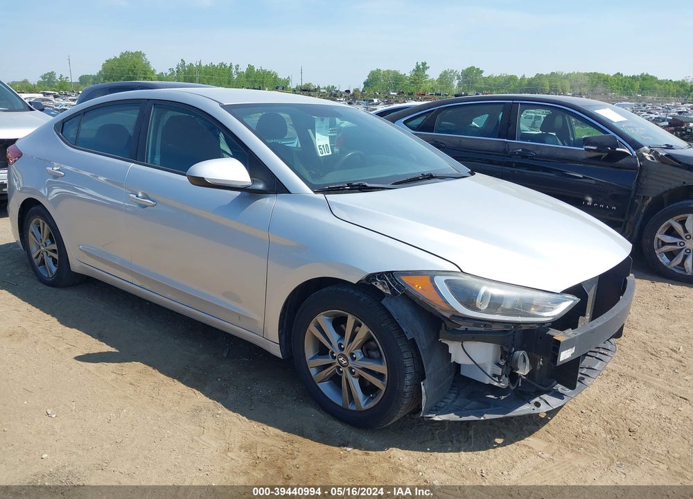 2018 HYUNDAI ELANTRA SEL VIN: 5NPD84LF0JH268276
