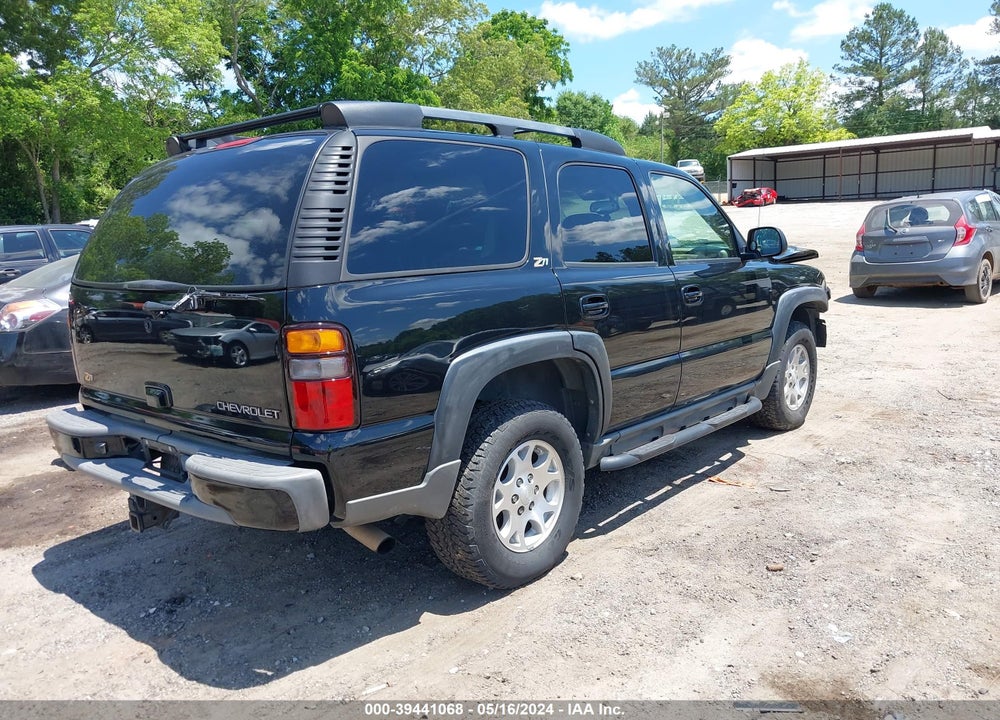 2004 CHEVROLET TAHOE VIN: 1GNEK13Z54R145351