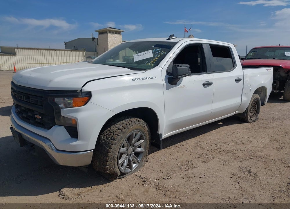 2024 CHEVROLET SILVERADO 1500 4WD SHORT BED WT VIN: 2GCUDAED8R1140497