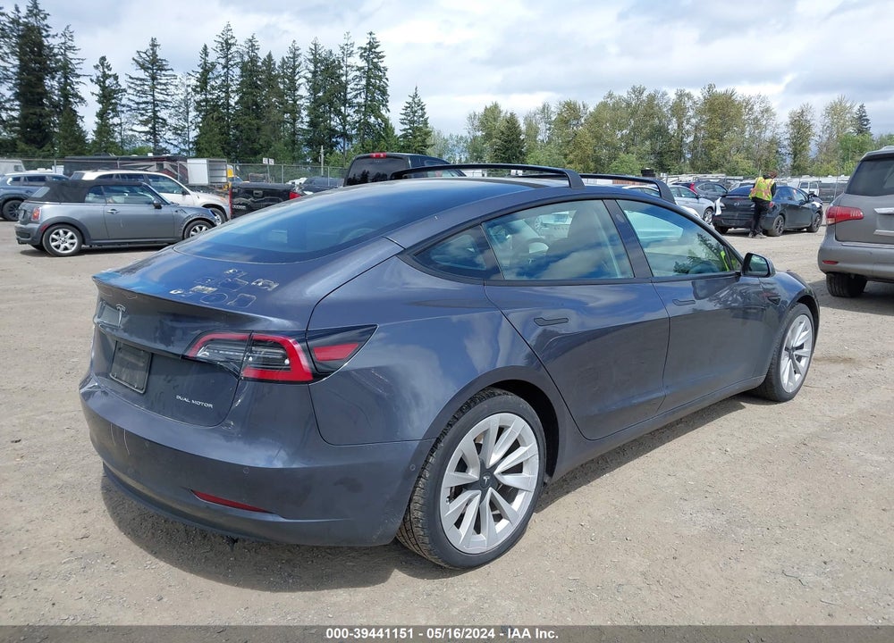 2021 TESLA MODEL 3 LONG RANGE DUAL MOTOR ALL-WHEEL DRIVE VIN: 5YJ3E1EB8MF085465