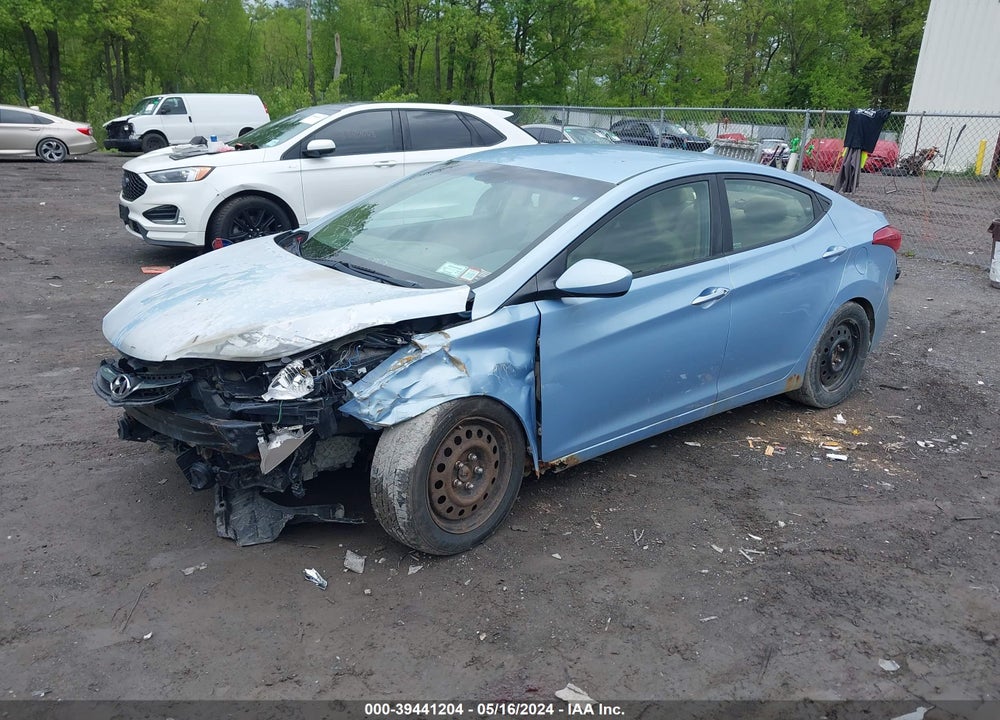 2012 HYUNDAI ELANTRA GLS (ULSAN PLANT) VIN: KMHDH4AE7CU298423