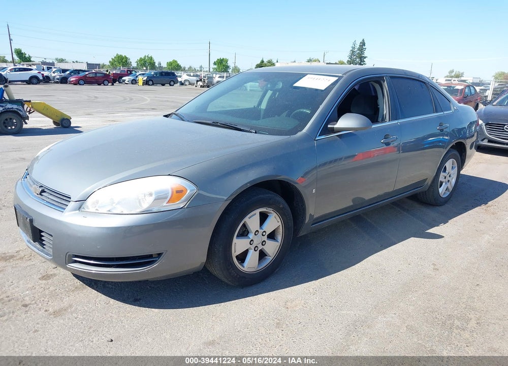 2008 CHEVROLET IMPALA LS VIN: 2G1WB58N281372126