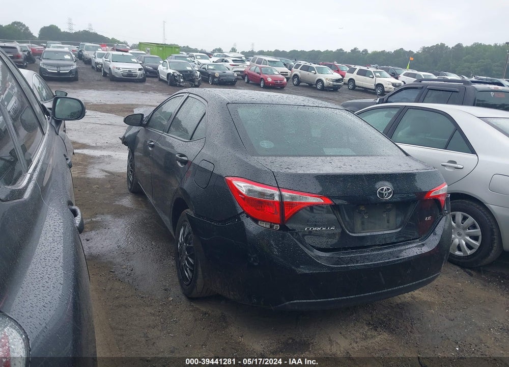 2016 TOYOTA COROLLA L/LE/LE PLUS/LE PREMIUM/S/S PLUS/S PREMIUM/S W/SPECIAL EDITION PKG VIN: 5YFBURHE5GP523581