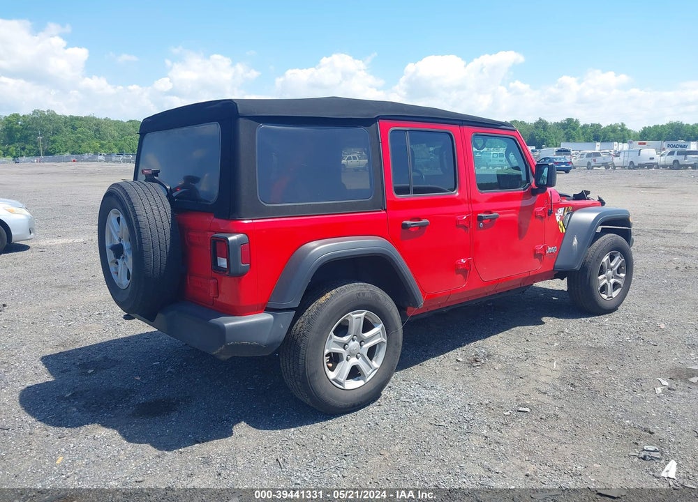 2021 JEEP WRANGLER UNLIMITED SPORT S 4X4 VIN: 1C4HJXDG9MW507272