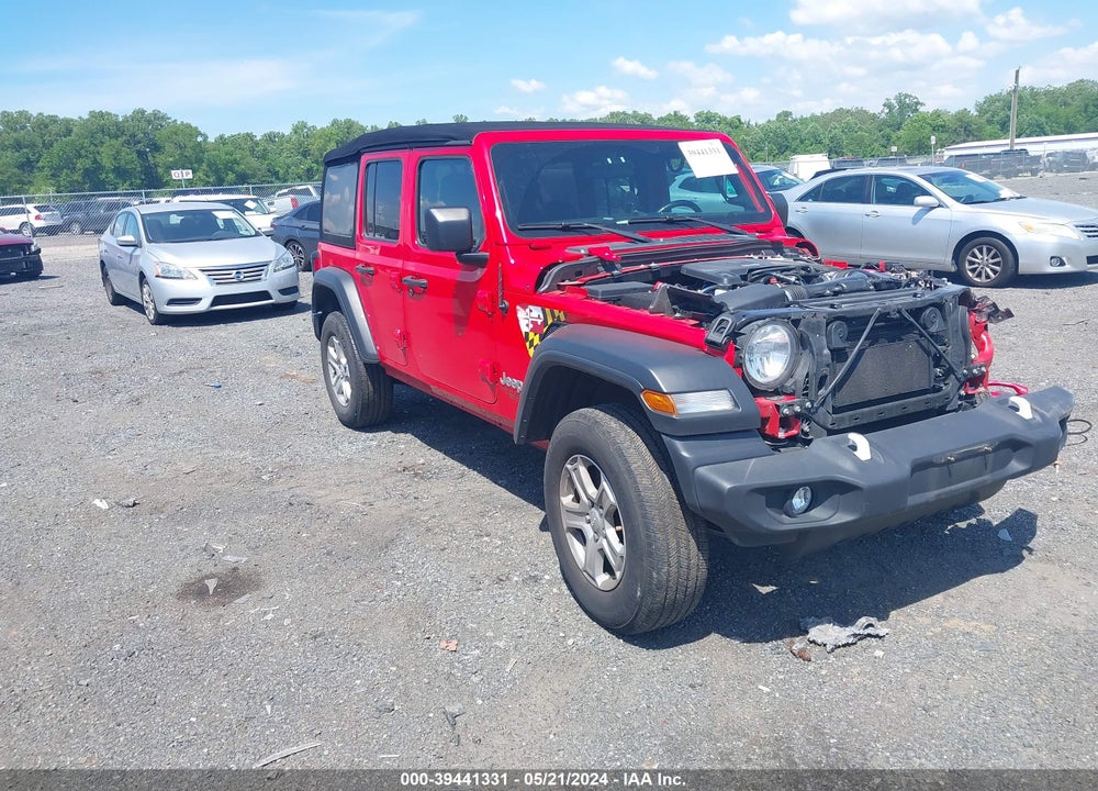 2021 JEEP WRANGLER UNLIMITED SPORT S 4X4 VIN: 1C4HJXDG9MW507272