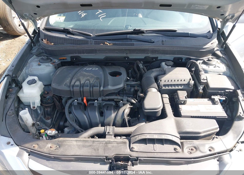 2014 HYUNDAI SONATA GLS VIN: 5NPEB4AC0EH908555