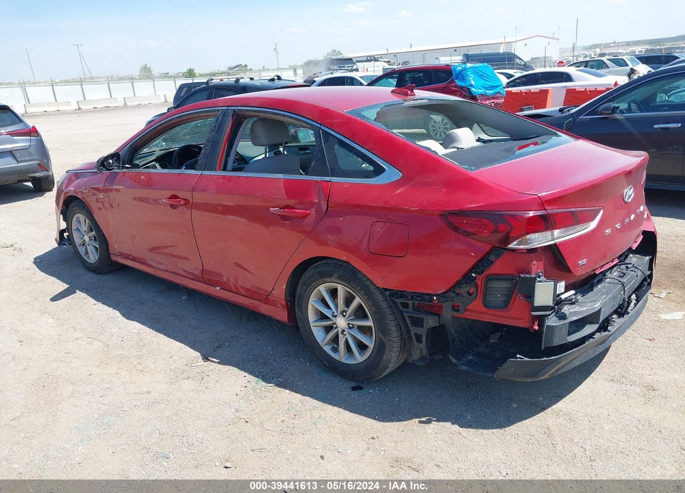 2018 HYUNDAI SONATA SE VIN: 5NPE24AF9JH625205