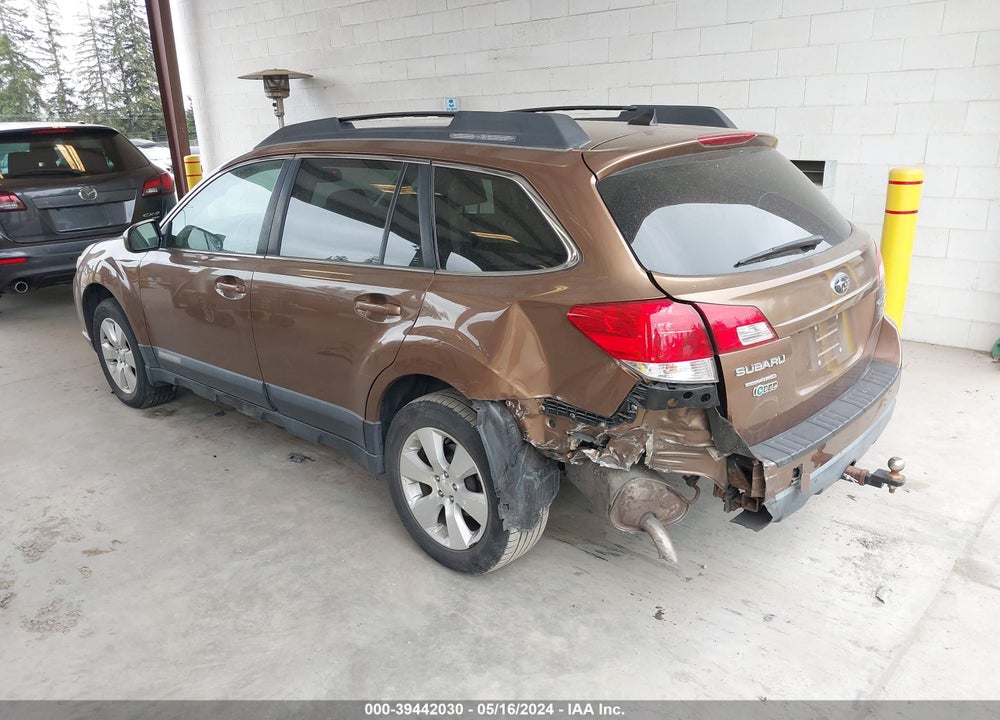 2011 SUBARU OUTBACK 3.6R LIMITED VIN: 4S4BRDLC4B2374044