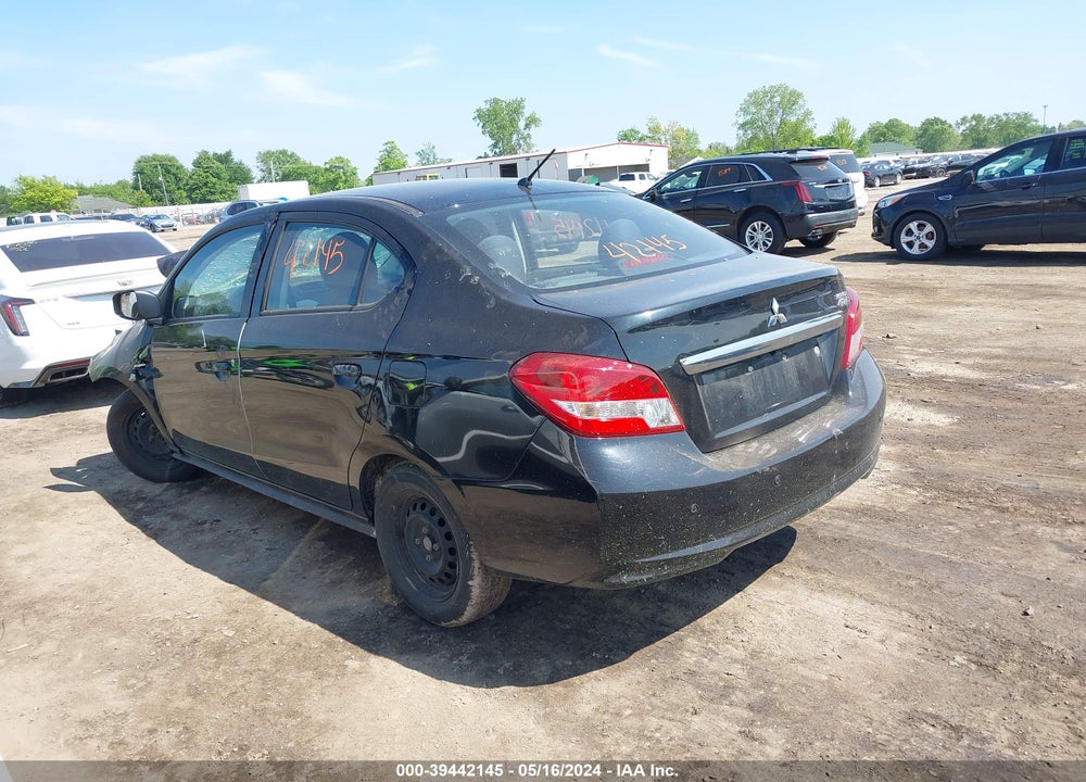 2019 MITSUBISHI MIRAGE G4 VIN: ML32F3FJ0KHF16989