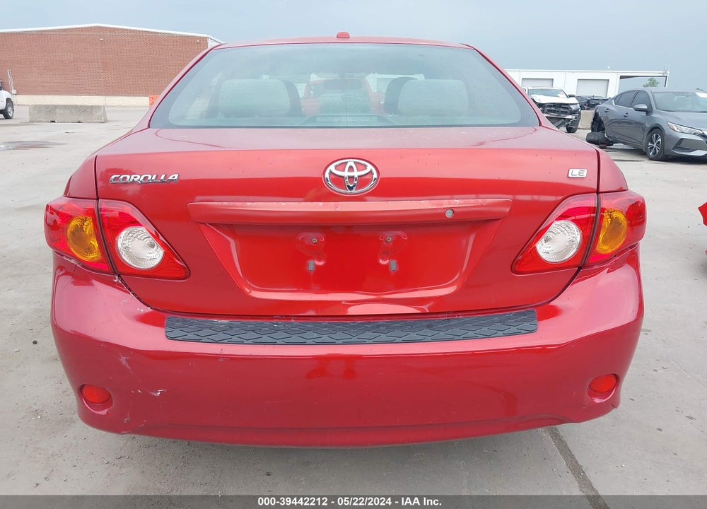 2009 TOYOTA COROLLA LE VIN: JTDBL40E09J020131