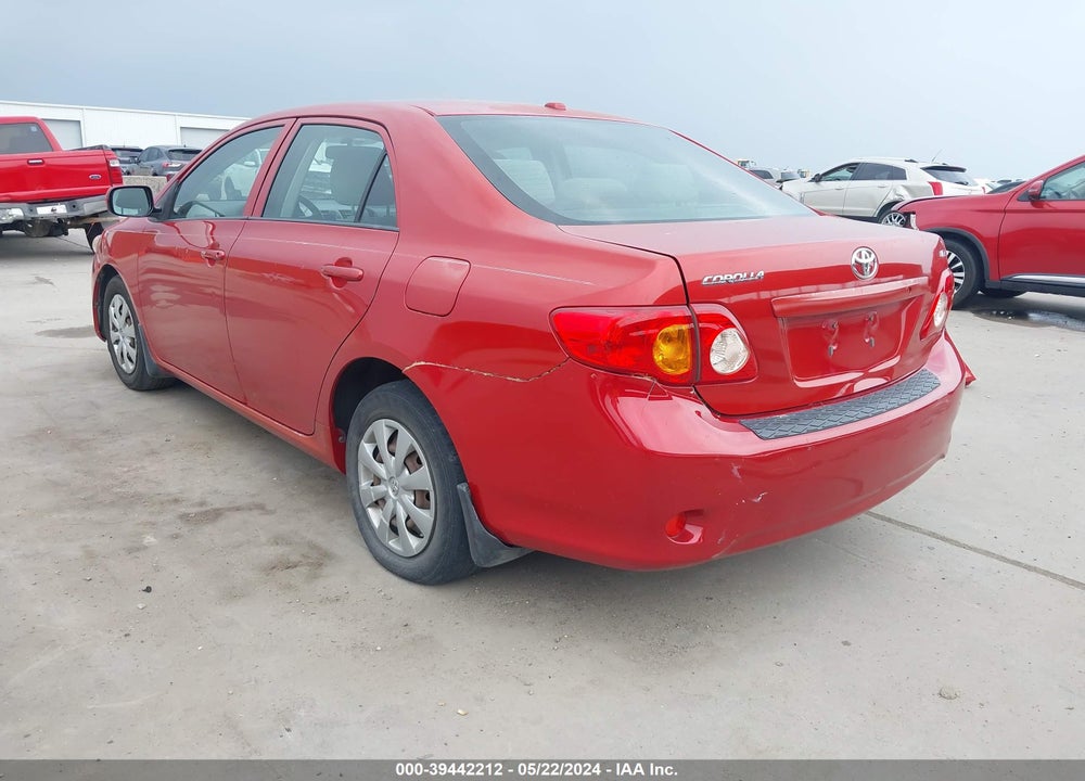 2009 TOYOTA COROLLA LE VIN: JTDBL40E09J020131