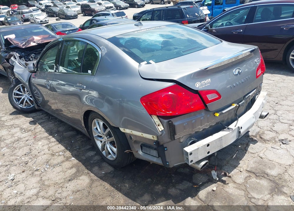 2008 INFINITI G35X VIN: JNKBV61F08M255332