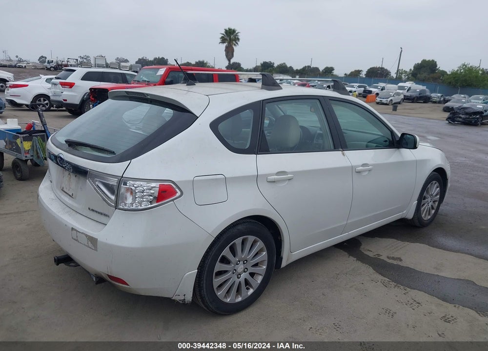 2009 SUBARU IMPREZA 2.5I VIN: JF1GH60659H815345