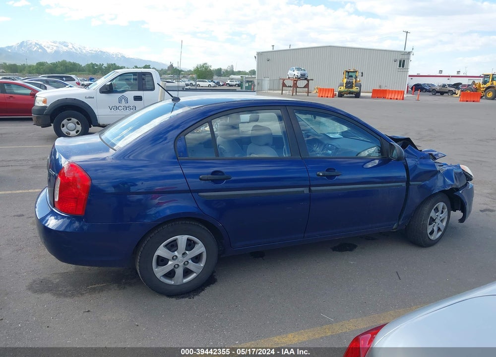 2009 HYUNDAI ACCENT VIN: KMHCM46C89U313907