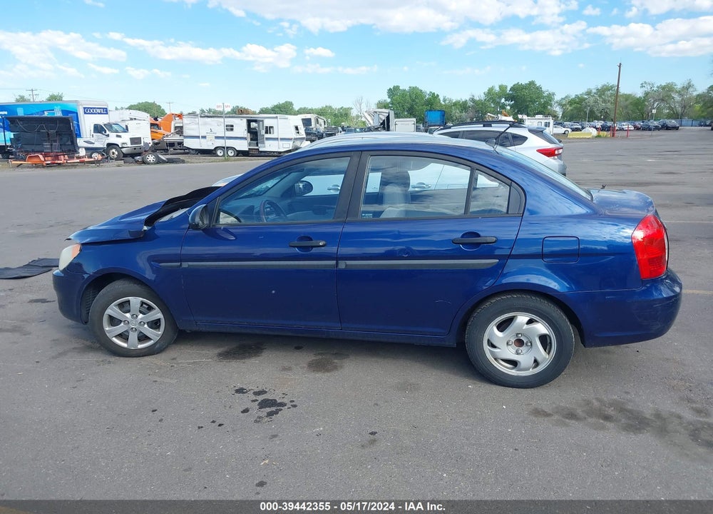 2009 HYUNDAI ACCENT VIN: KMHCM46C89U313907