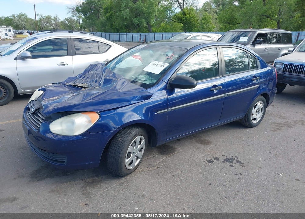 2009 HYUNDAI ACCENT VIN: KMHCM46C89U313907