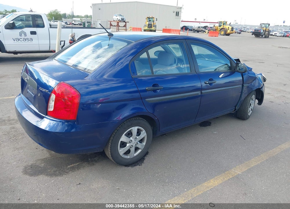 2009 HYUNDAI ACCENT VIN: KMHCM46C89U313907