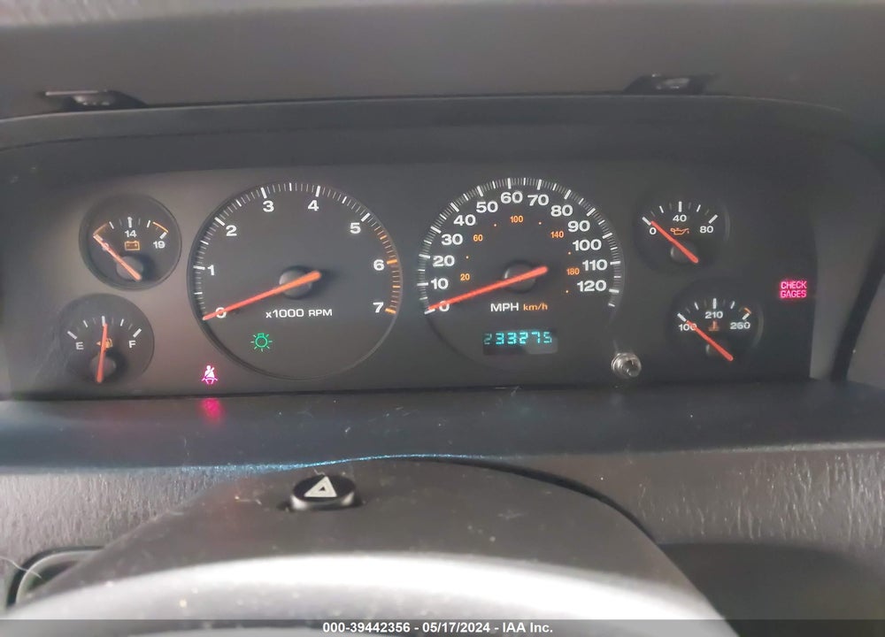 2000 JEEP GRAND CHEROKEE VIN: 1J4GW48S0YC134506