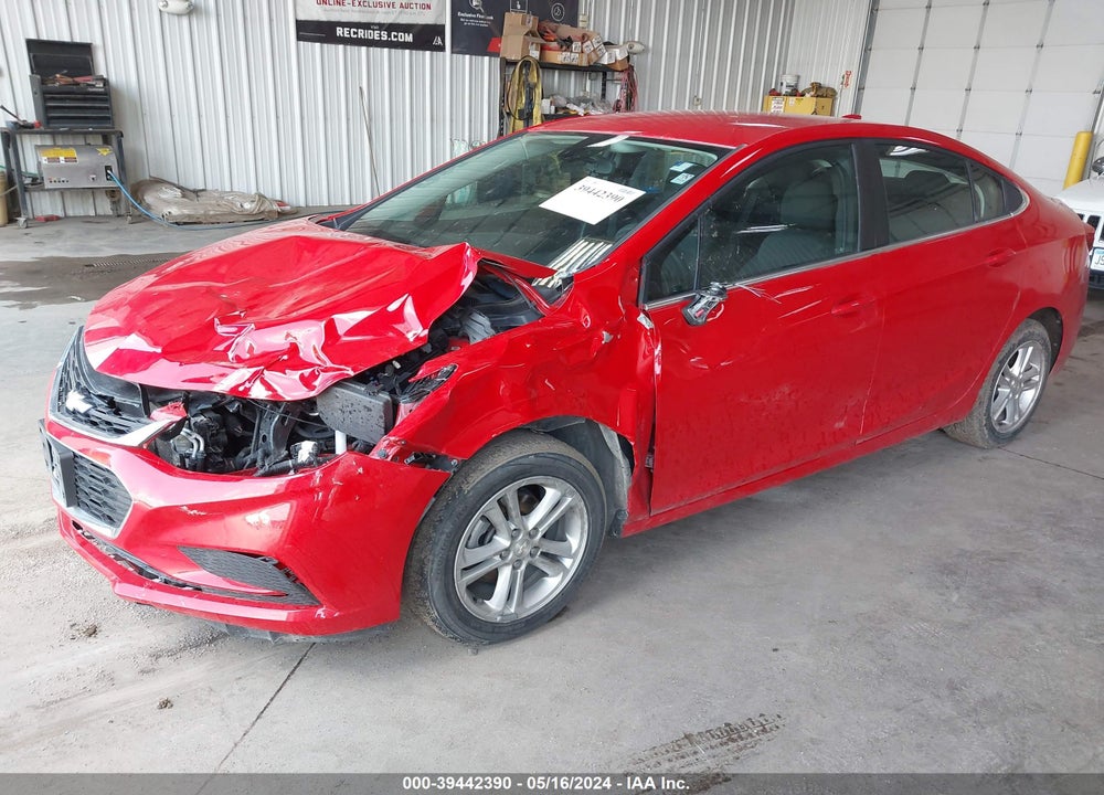 2017 CHEVROLET CRUZE LT AUTO VIN: 1G1BE5SM0H7111523