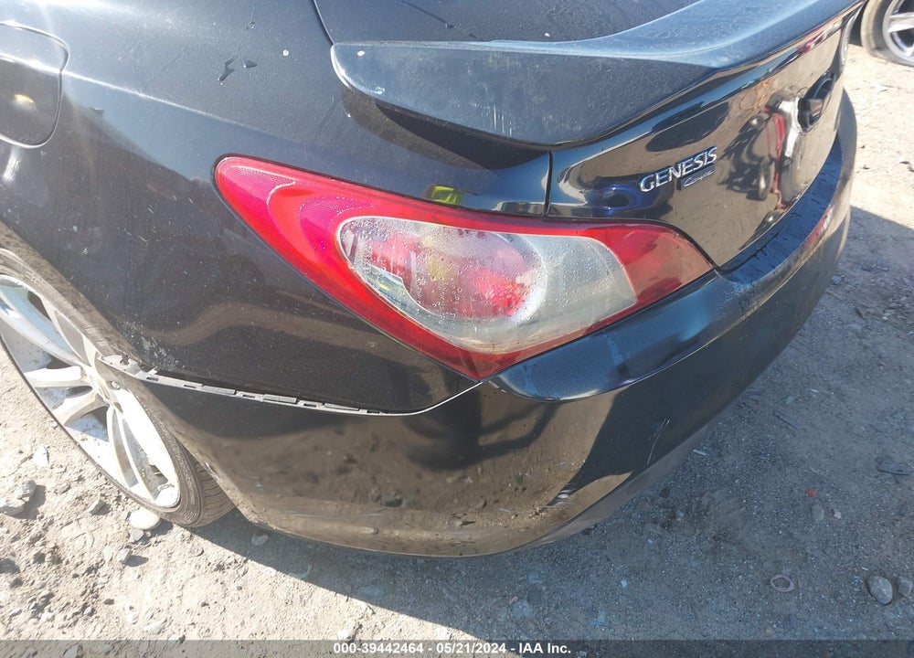 2010 HYUNDAI GENESIS 2.0T TRACK VIN: KMHHT6KD1AU013312