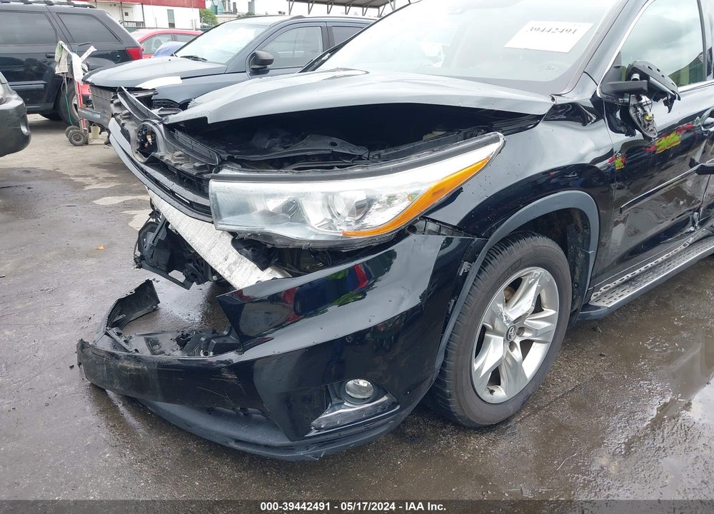 2016 TOYOTA HIGHLANDER LIMITED V6 VIN: 5TDDKRFH8GS337150