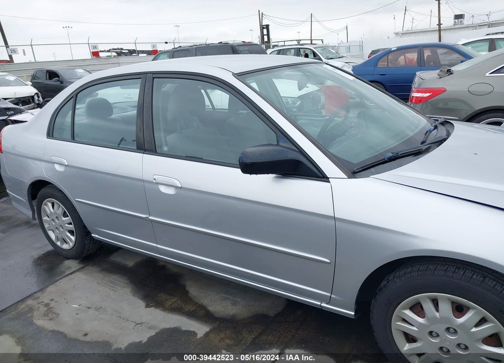 2005 HONDA CIVIC LX VIN: 2HGES16605H624886