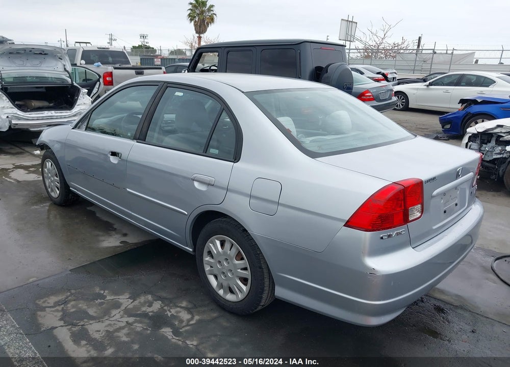 2005 HONDA CIVIC LX VIN: 2HGES16605H624886