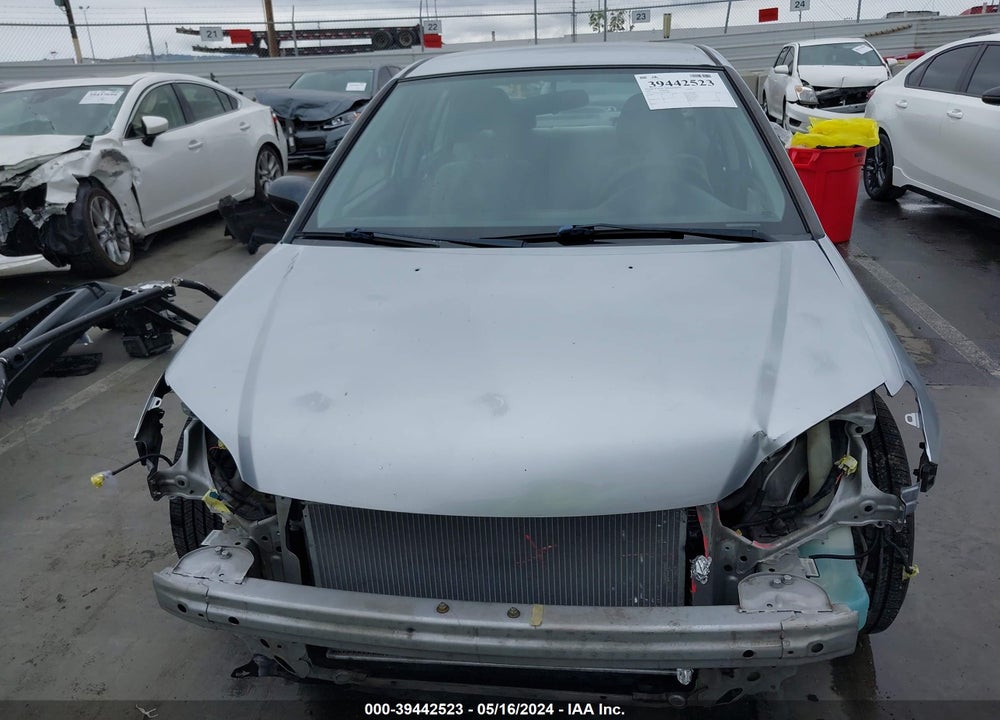 2005 HONDA CIVIC LX VIN: 2HGES16605H624886