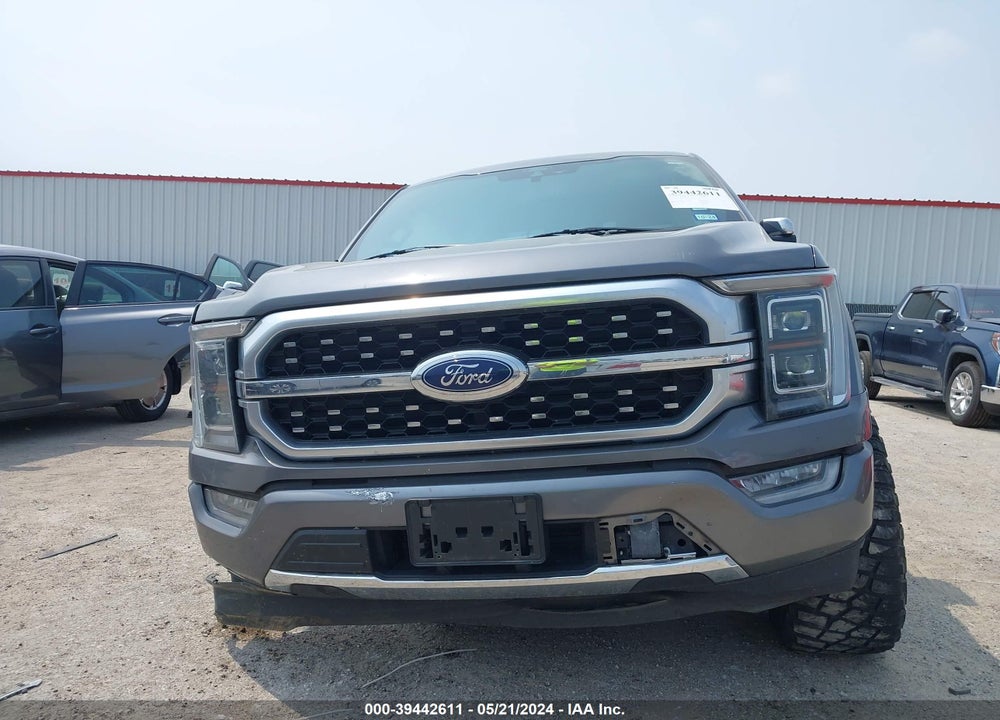 2021 FORD F-150 PLATINUM VIN: 1FTEW1C85MFB01839