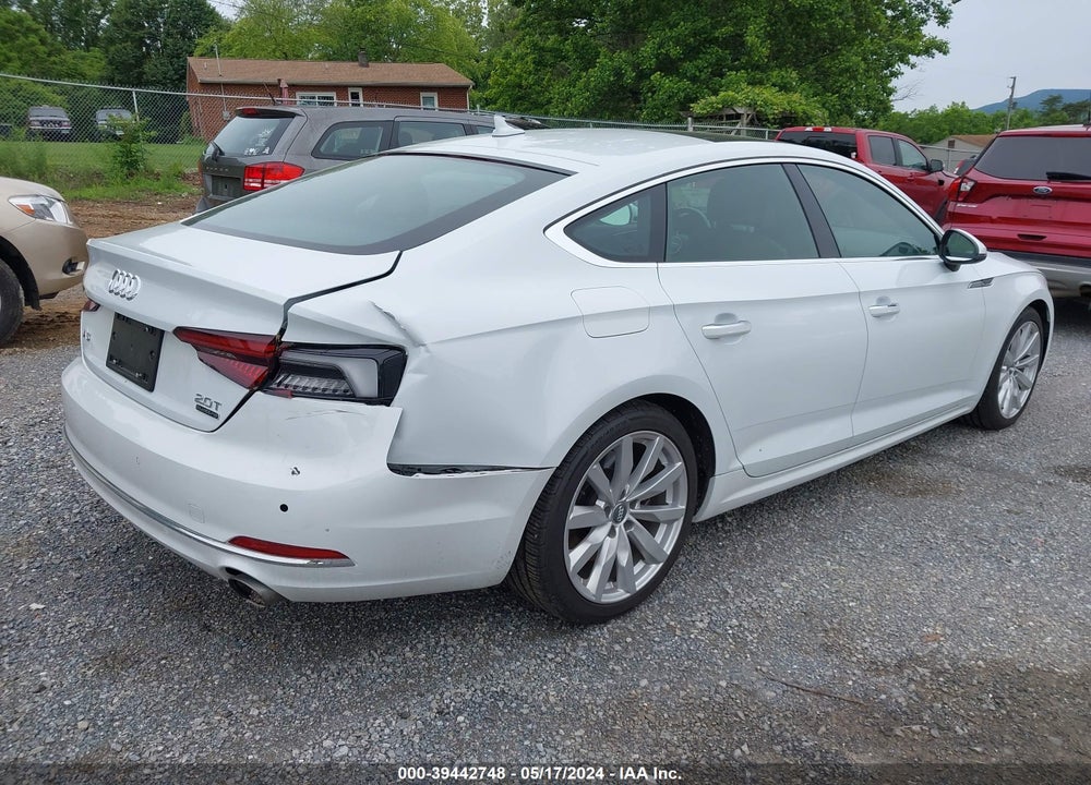 2018 AUDI A5 2.0T PREMIUM VIN: WAUBNCF54JA090227