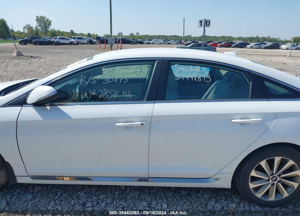 2016 HYUNDAI SONATA SPORT VIN: 5NPE34AFXGH322858
