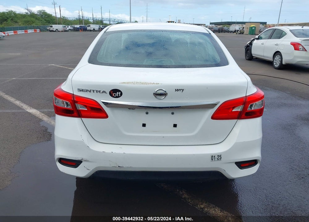 2019 NISSAN SENTRA S VIN: 3N1AB7AP8KY349776