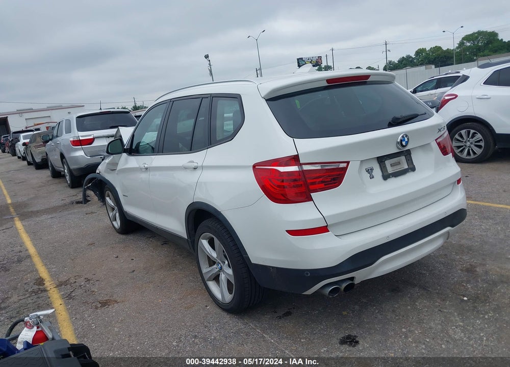 2017 BMW X3 SDRIVE28I VIN: 5UXWZ7C54H0U47229