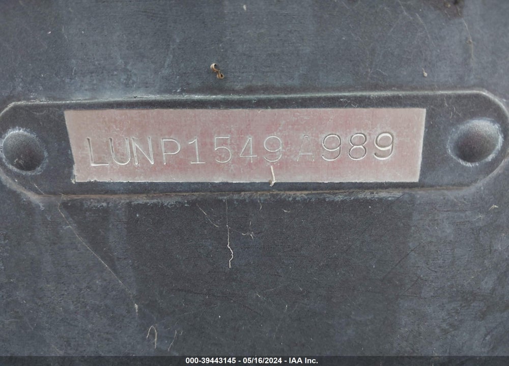 1989 LUND OTHER VIN: LUNP15498098