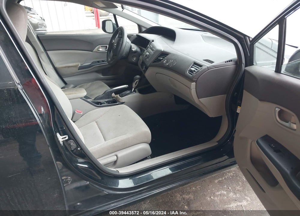 2012 HONDA CIVIC LX VIN: 19XFB2F59CE037854
