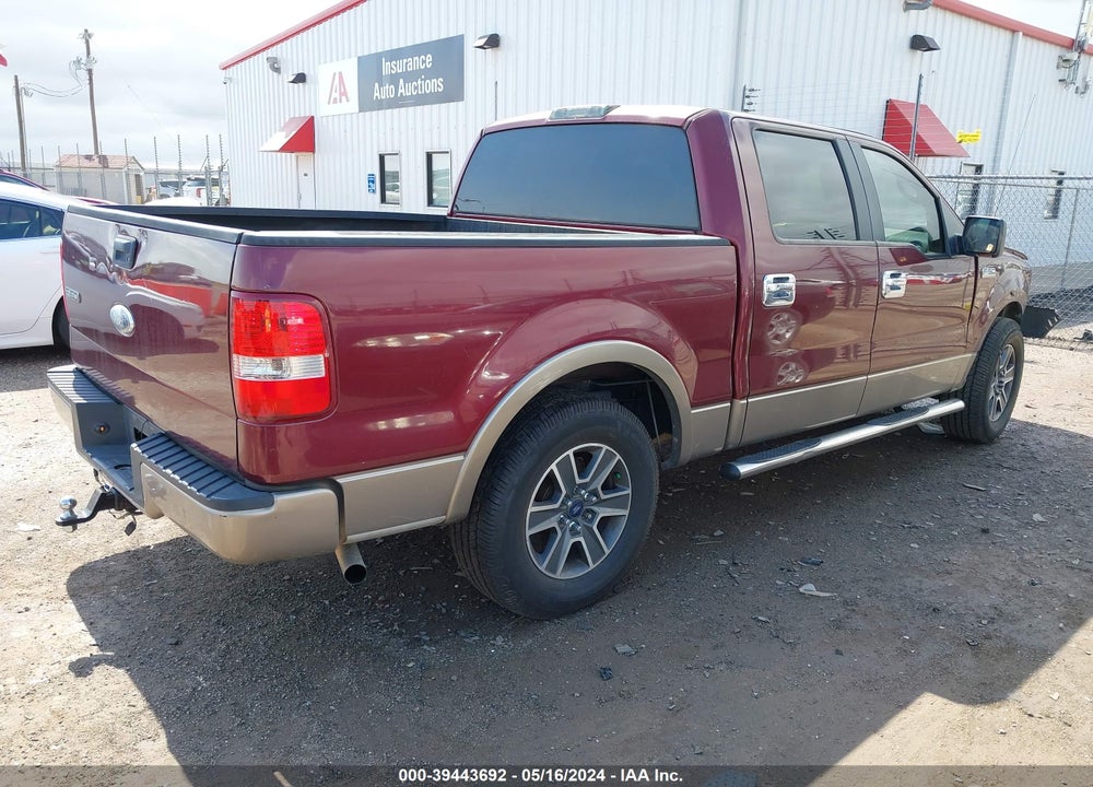 2006 FORD F-150 LARIAT/XLT VIN: 1FTPW12V96FB66051