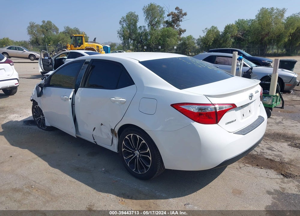 2014 TOYOTA COROLLA S PLUS VIN: 2T1BURHE9EC067890