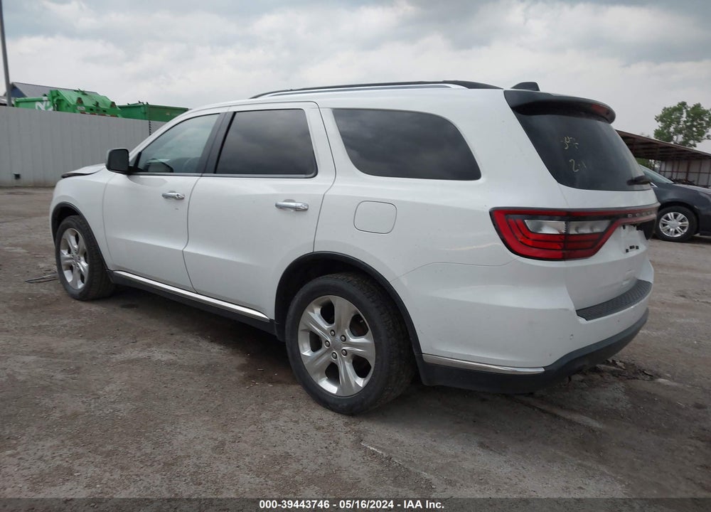 2015 DODGE DURANGO SXT VIN: 1C4RDHAG4FC729373
