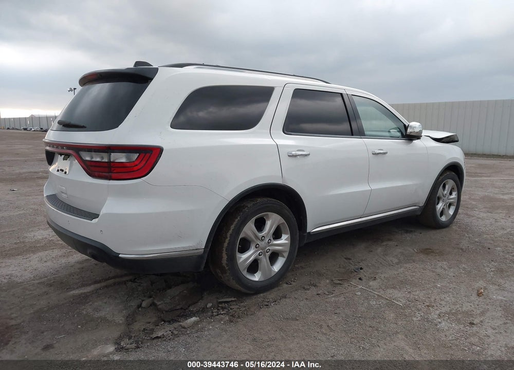 2015 DODGE DURANGO SXT VIN: 1C4RDHAG4FC729373