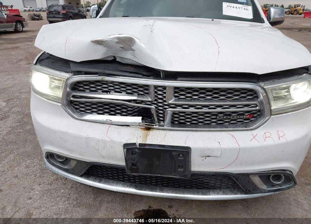 2015 DODGE DURANGO SXT VIN: 1C4RDHAG4FC729373