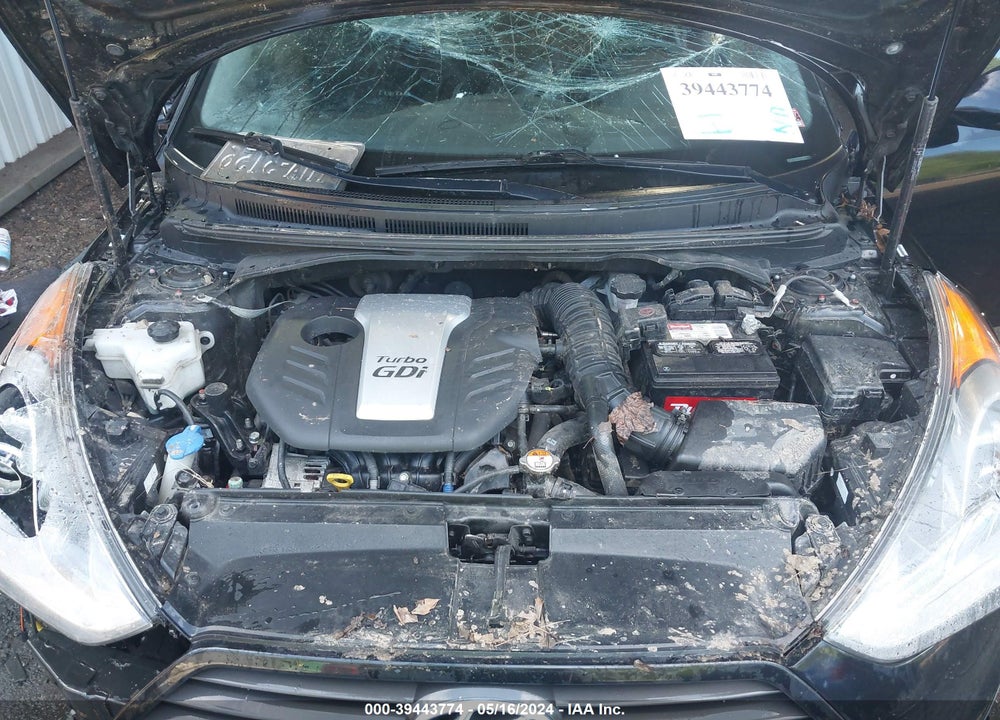 2013 HYUNDAI VELOSTER TURBO W/BLACK VIN: KMHTC6AE6DU163554
