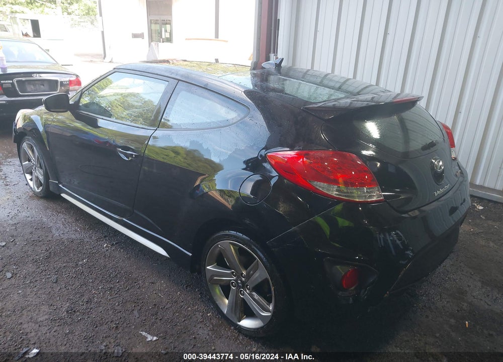 2013 HYUNDAI VELOSTER TURBO W/BLACK VIN: KMHTC6AE6DU163554