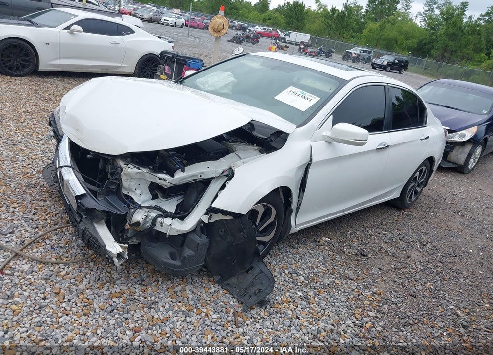 2016 HONDA ACCORD EX-L VIN: 1HGCR2F86GA140443