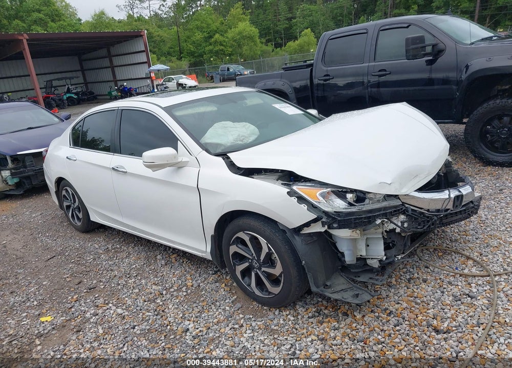 2016 HONDA ACCORD EX-L VIN: 1HGCR2F86GA140443
